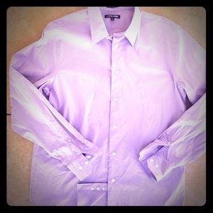 Mens Express1MX Sz Lrg Lavender Dress Shirt
